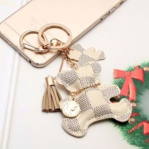 Bear key chain/purse charm designer inspired